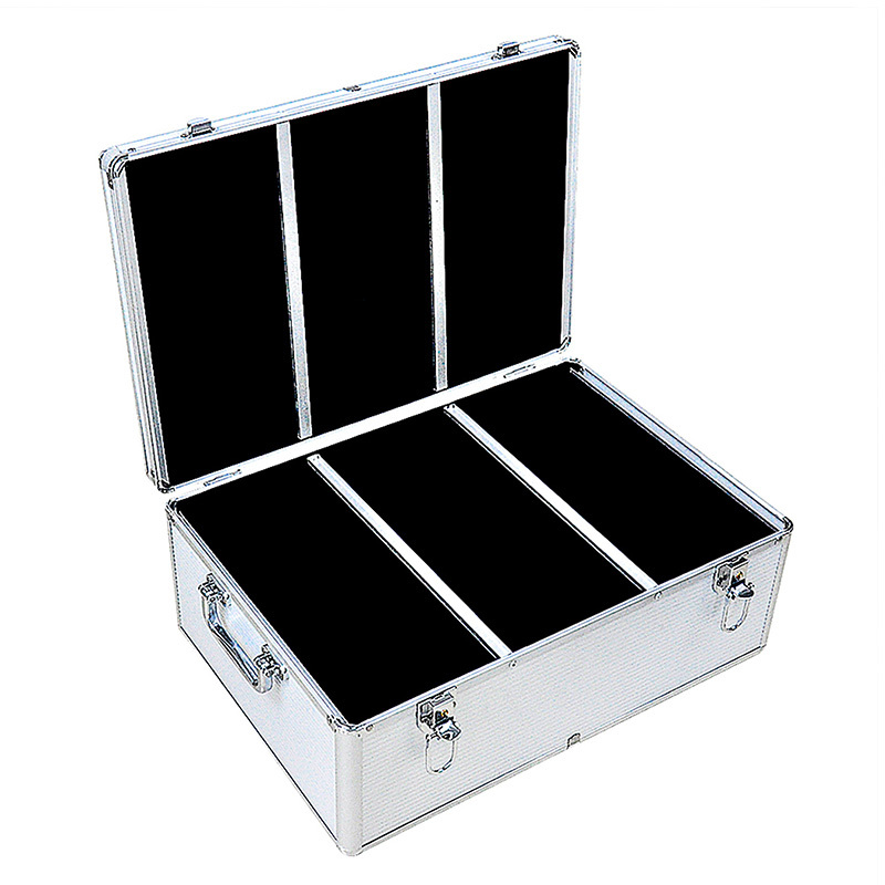 Oakleigh Home Aluminium CD/DVD Storage Case with 250 Free Inserts